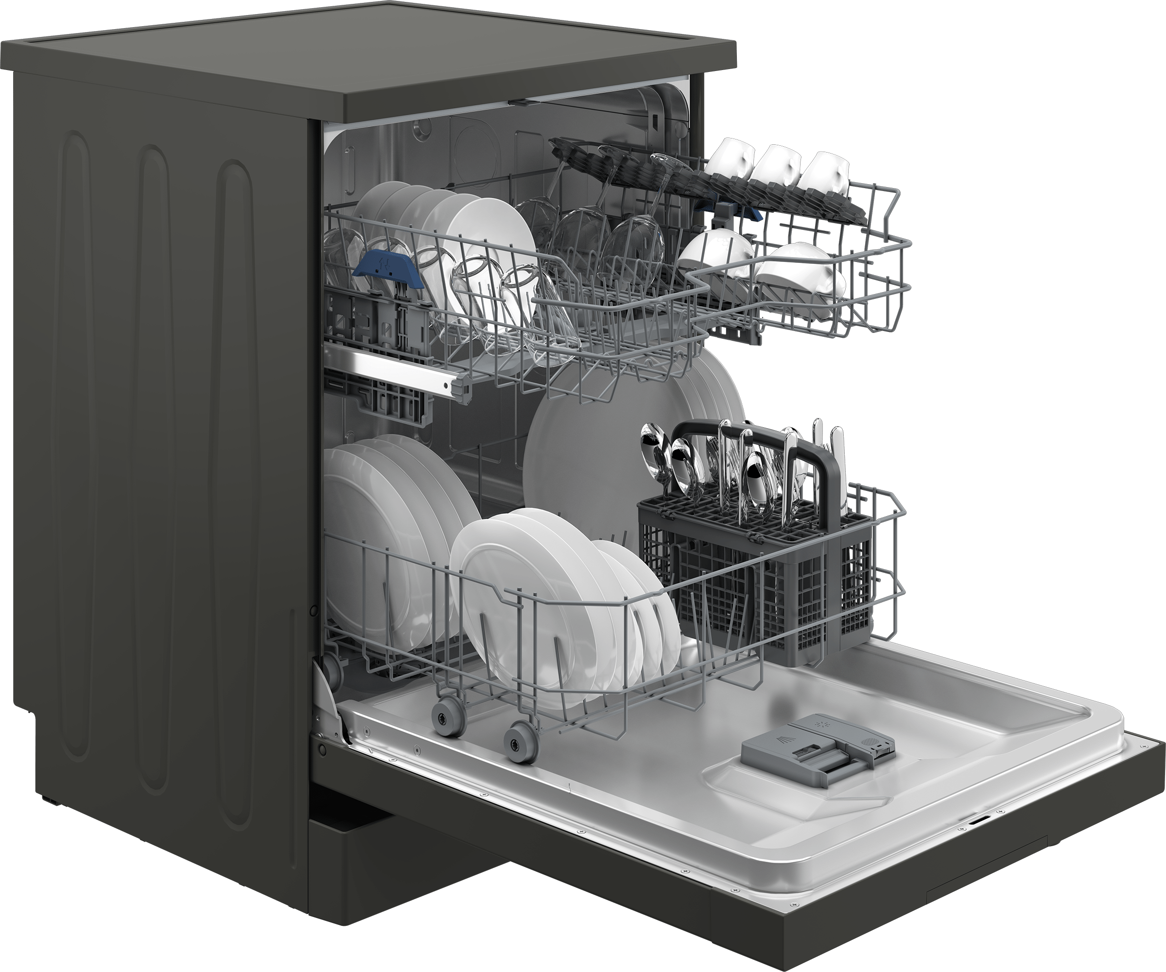 Beko Dishwashers Beko 13 Place Manhatten Grey Dishwasher BDW202