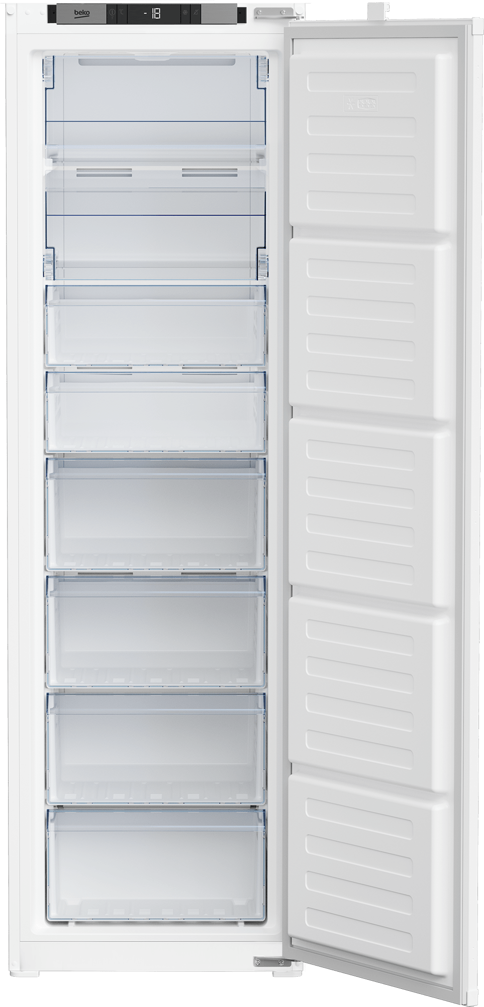 Beko Fridge Beko 220Lt Integrated Freezer BFNA247E30FN (7513453953113)