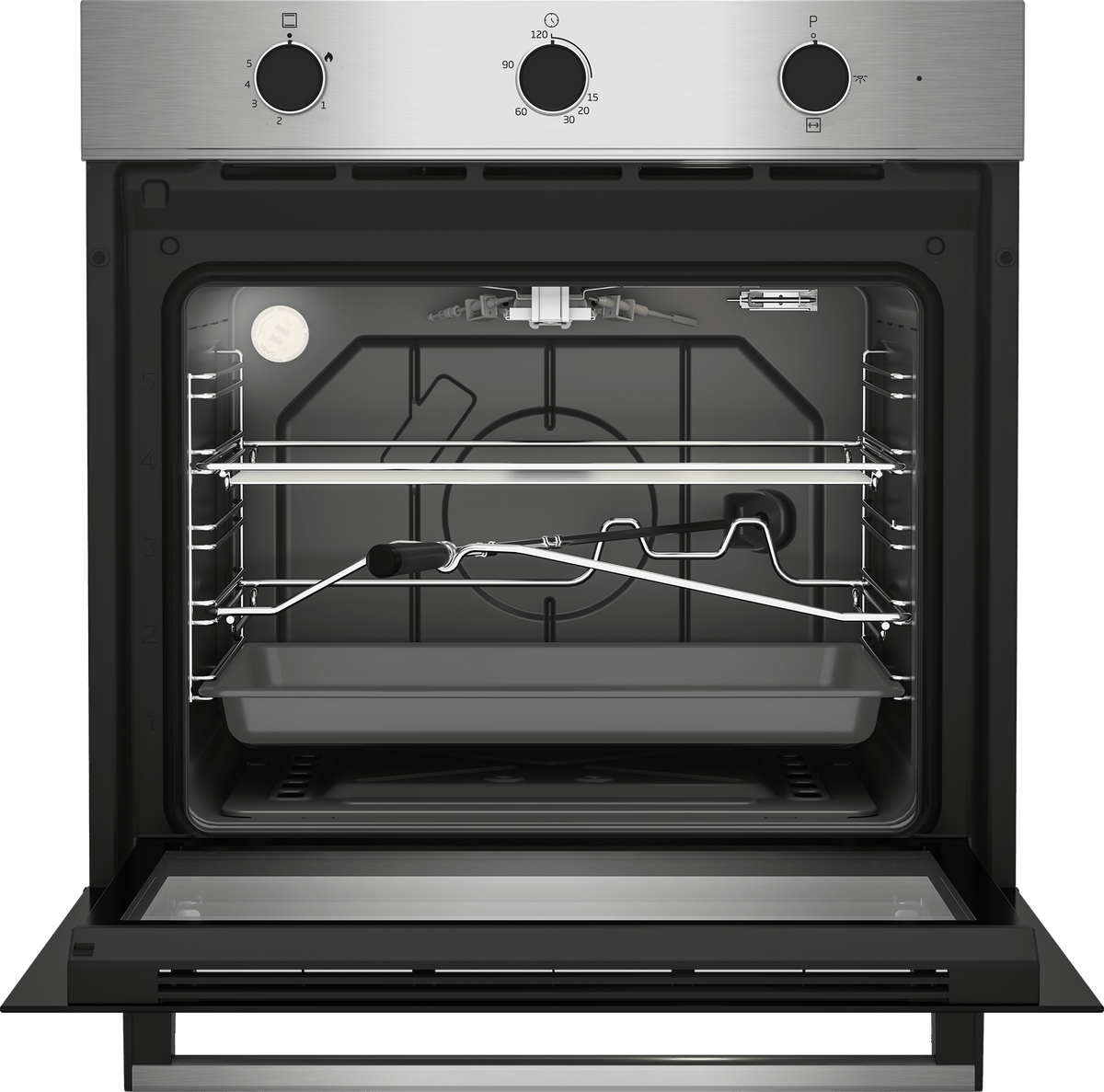 BEKO GAS OVEN Beko 60cm Stainless Steel Full Gas Oven BBIGT22100XML