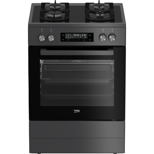 Beko Gas Stove Beko 60cm Gas On Glass Stove FVM81430DA (7554111995993)