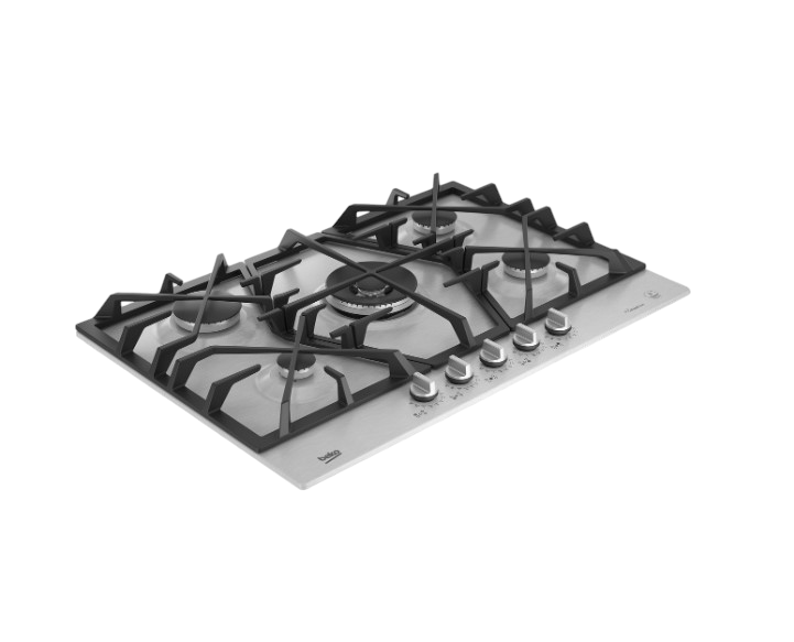 Beko Hob Beko 75cm Stainless Steel Gas Hob HIAW75226SXE (7049605677145)