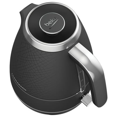 Beko KETTLE Beko Cosmopolis Dome 1.7L Kettle Black & Chrome WKM8307B (2061763280985)