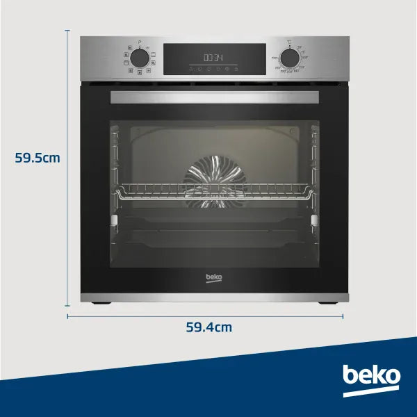 Beko Ovens Beko 60cm Built-In Multifunction Oven Stainless Steel BBIM12302XCE