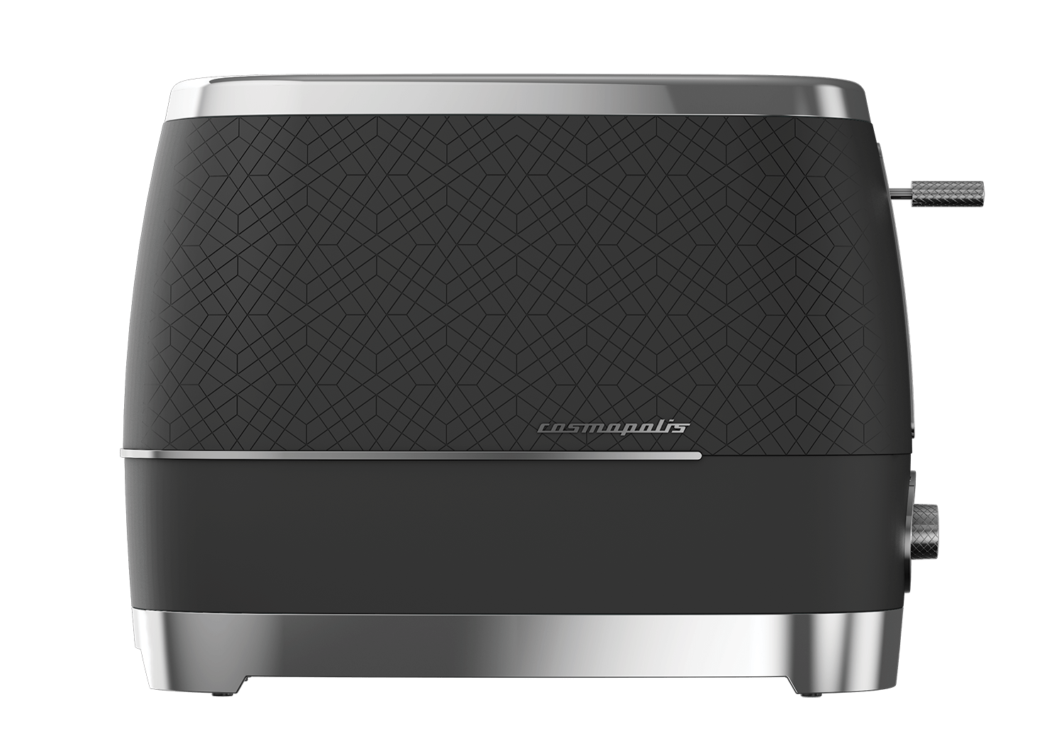 Beko Toaster Beko Cosmopolis 2 Slice Toaster Black/Chrome TAM8202B (7825015504985)