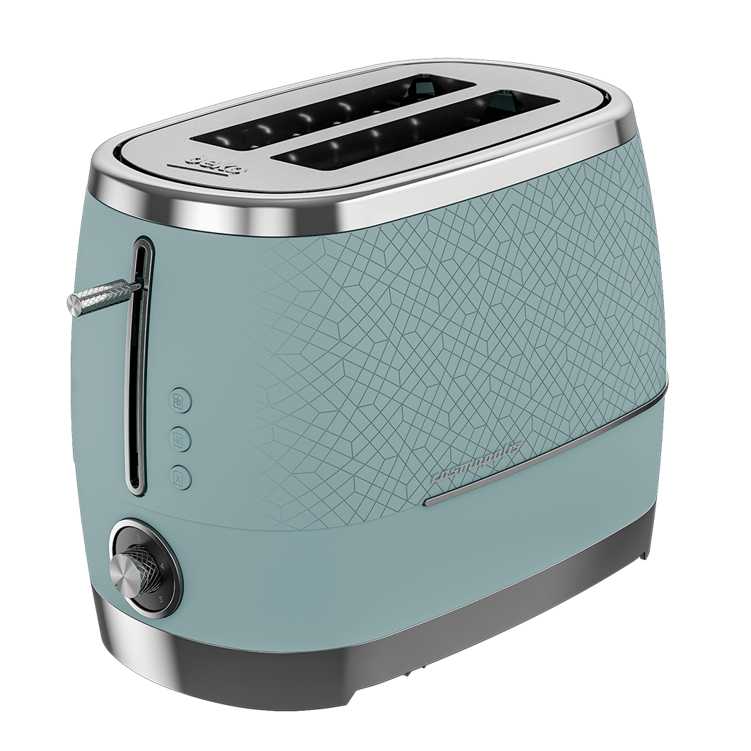 Beko Toaster Beko Cosmopolis 2 Slice Toaster Teal TAM8202T