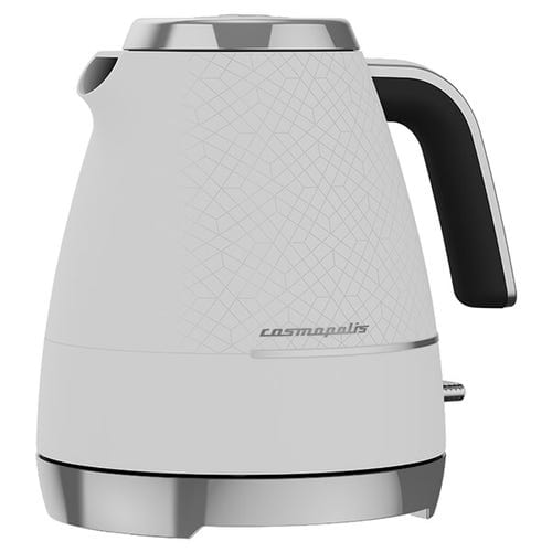 Beko TOASTER & KETTLE Beko Cosmopolis Dome Kettle & 2 Slice Toaster Set Off White/Chrome (7823396831321)