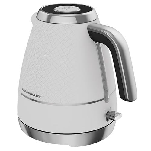 Beko TOASTER & KETTLE Beko Cosmopolis Dome Kettle & 2 Slice Toaster Set Off White/Chrome (7823396831321)