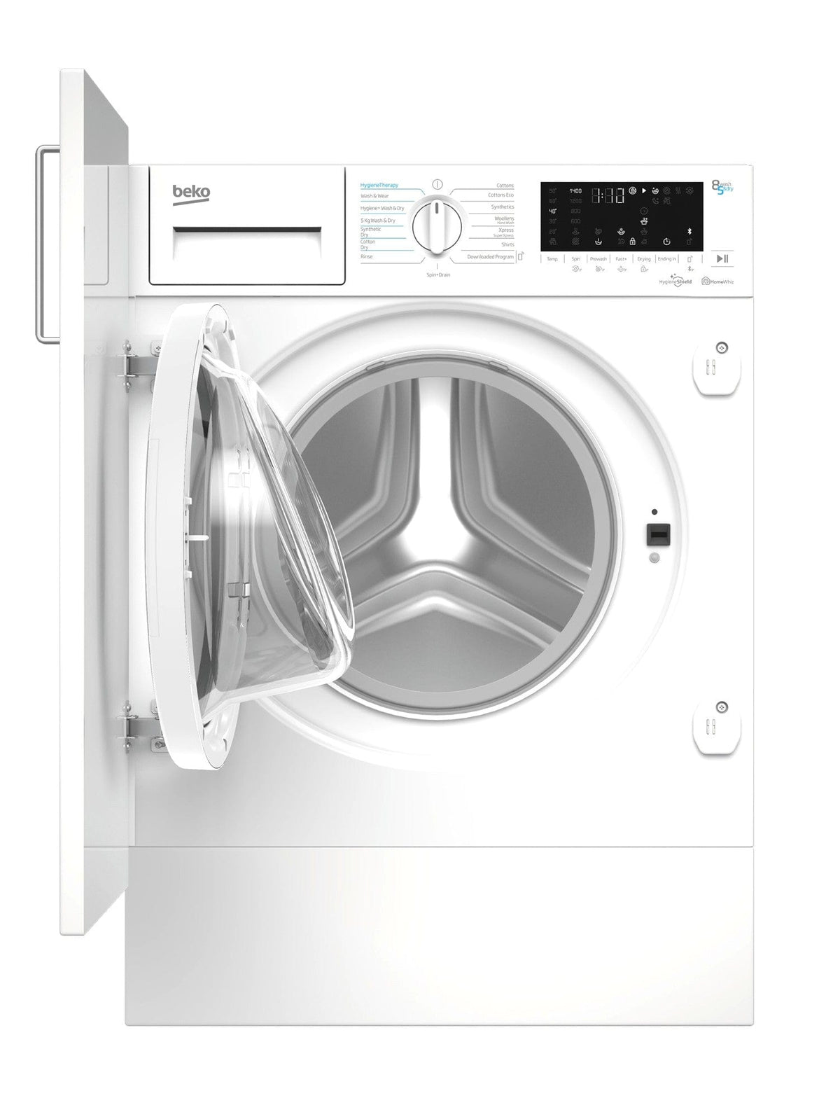 Beko washer dryer combo Beko Freestanding Washer Dryer 8/5 kg, 1400 rpm HITV8736B0 HT
