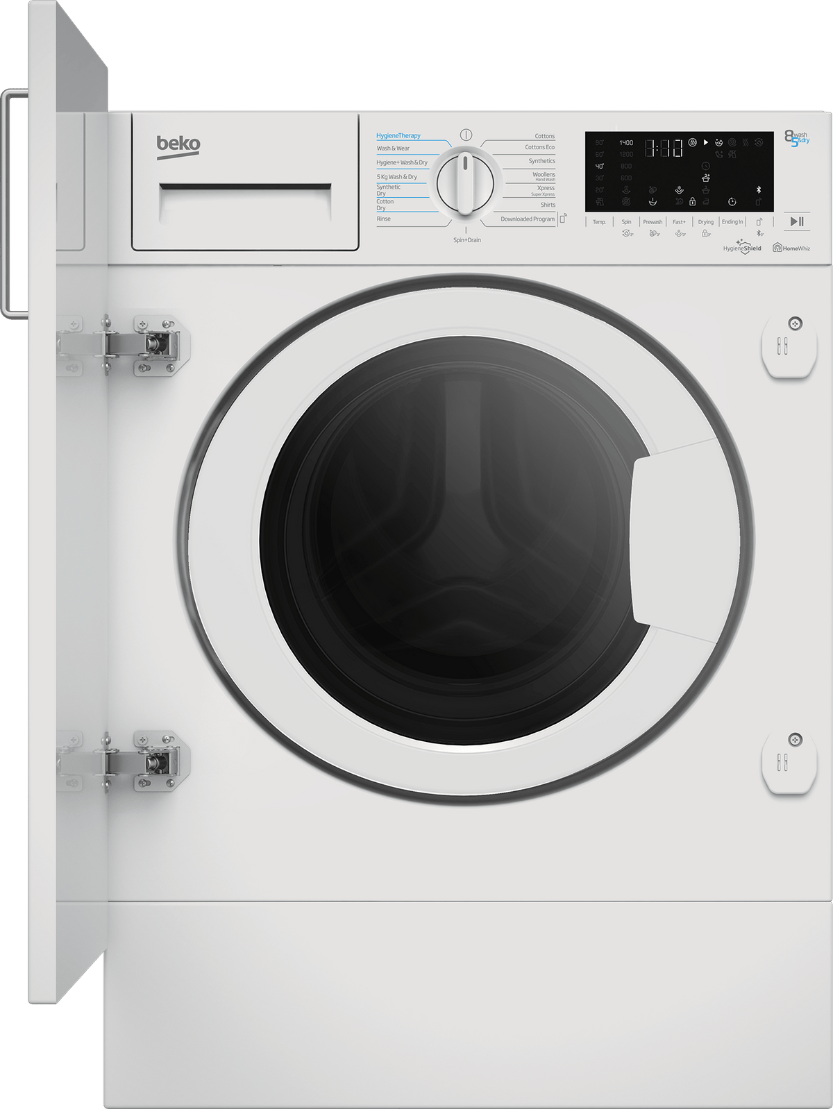 Beko washer dryer combo Beko Freestanding Washer Dryer 8/5 kg, 1400 rpm HITV8736B0 HT (7555434381401)