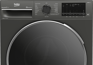 Beko WASHING MACHINE Beko 10 kg Washing machine Grey Front Loader BAW201 (7555413278809)