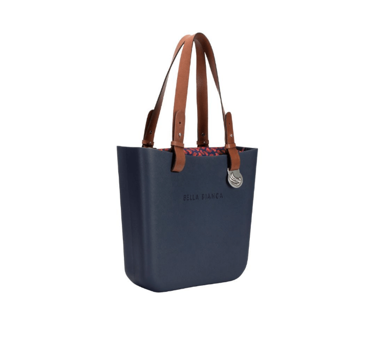 Bella Bianca Ladies Handbags Bella Bianca Ladies Shopper Amber Range  Navy Blue