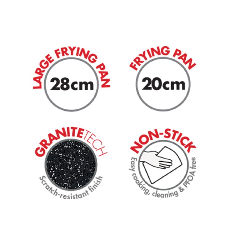 BENNETT READ FRYING PAN Bennett Read 20 Plus 28cm Frying Pan Combo KBS502 (7312806248537)