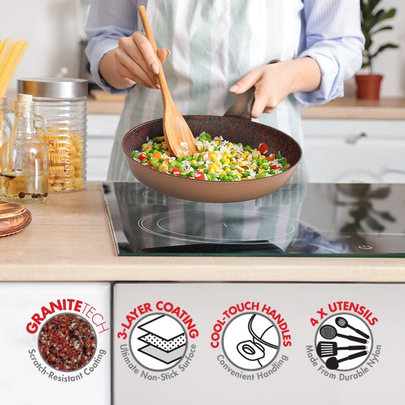 BENNETT READ POTS Bennett Read 12 Piece Copper and Rock Set KSC362