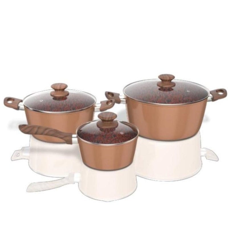 BENNETT READ POTS Bennett Read Copper & Rock 6 Piece Pot Set KSC006