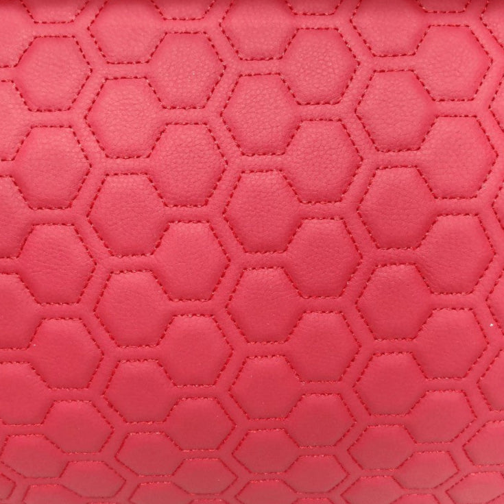 Bently Vinyl Car Fabric Red 140 cm