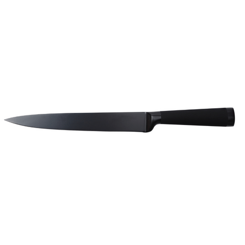 Bergner Knife Bergner Black Blade Stainless Steel Carving Knife BG-8775 (7751683997785)