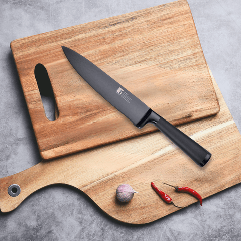 Bergner Knife Bergner Black Blade Stainless Steel Chef Knife BG-9777