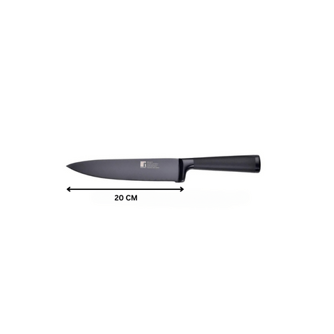 Bergner Knife Bergner Black Blade Stainless Steel Chef Knife BG-9777