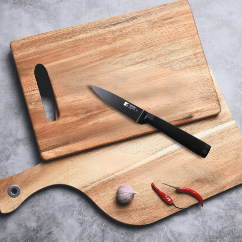 Bergner Knife Bergner Black Blade Stainless Steel Paring Knife BG-8771 (7751686291545)
