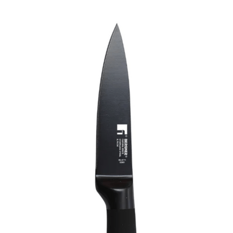 Bergner Knife Bergner Black Blade Stainless Steel Paring Knife BG-8771