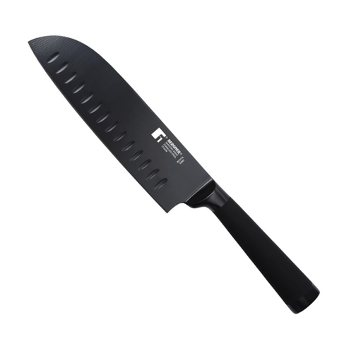 Bergner Knife Bergner Black Blade Stainless Steel Santoku Knife BG-8776 (7751689044057)