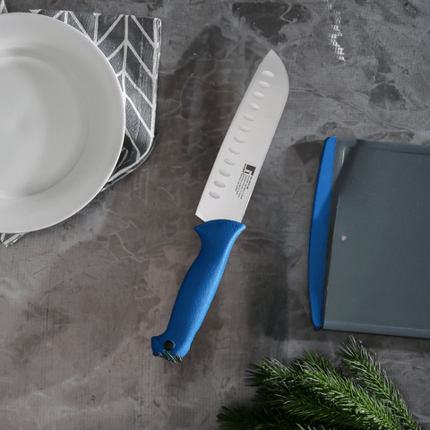Bergner Knife Bergner Santoku Knife 17.5cm BG-39141-BL (7751676133465)