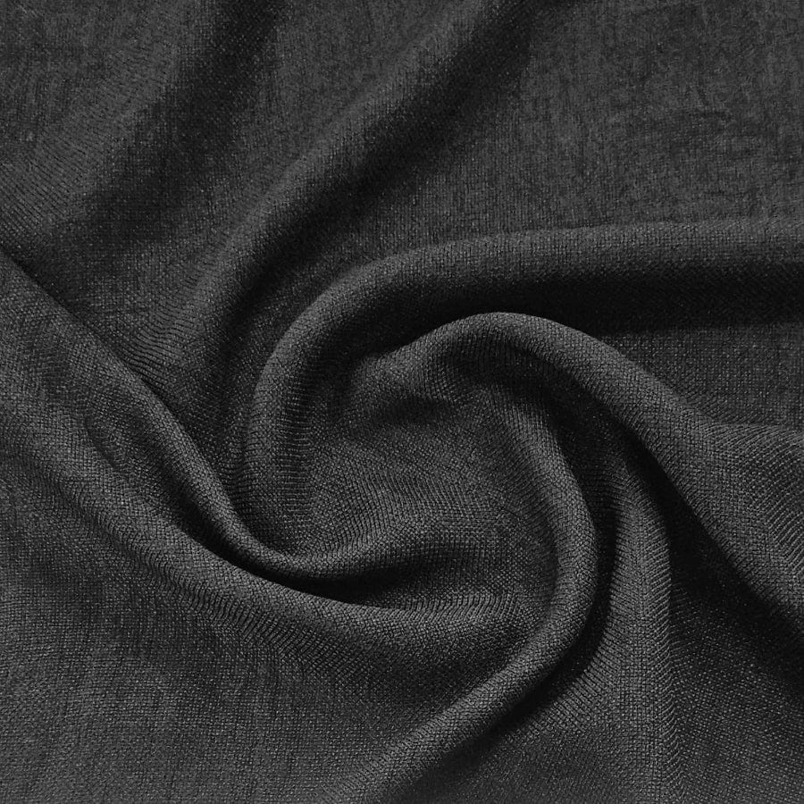 BESIKTOS LININO Dress Fabric Black Besiktos Linino 150cm