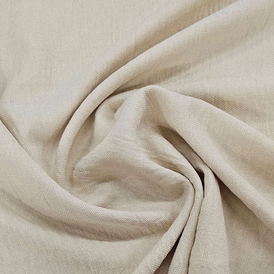 BESIKTOS LININO Dress Fabric White Cap Grey Besiktos Linino 150cm