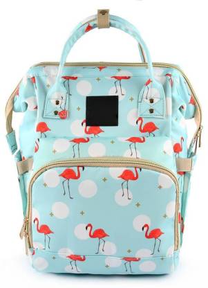 Best of Friends BABY BAG Flamingo Babby Stylish Diaper Bag Sky Blue (7427701604441)