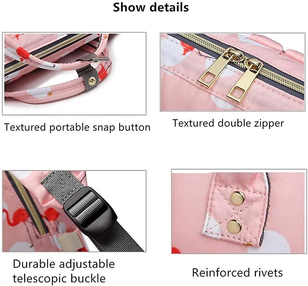 Best of Friends BABY BAG Kangu Babby Stylish Diaper Bag Pink (7427699507289)