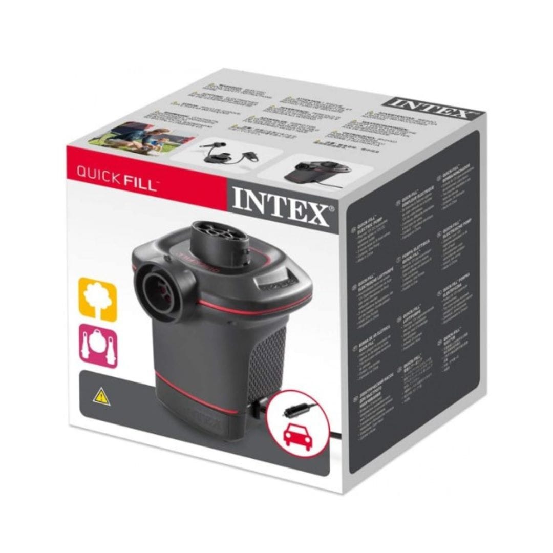 Bestway Airbed Intex 12V Quick Fill Electric Pump Black I30713