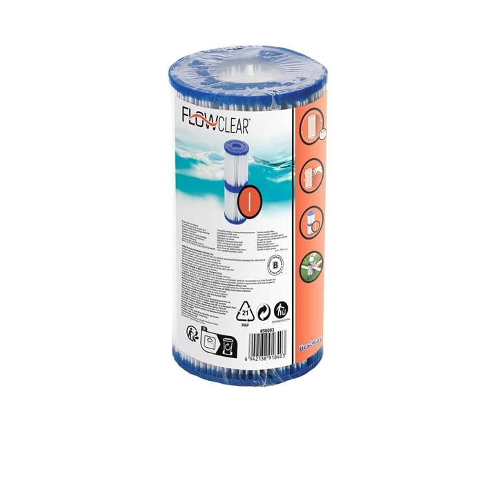 BESTWAY Filter Bestway Filter Cartridge (Ii) 530 /800 Gal Filter Pumps 58094 (6883897213017)
