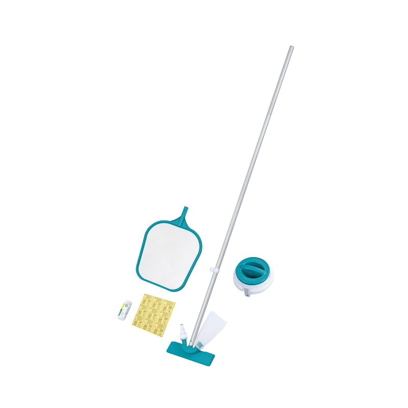 BESTWAY Maintenance Kit Pool Accessories Set Vacuum Maintenance Kit/Floater/Thermometer 58794