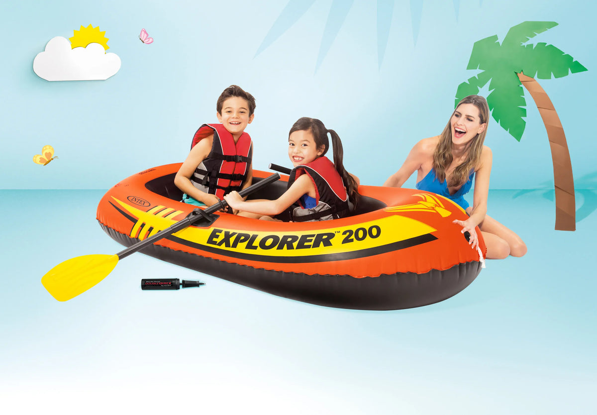 Bestway Pool Intex Explorer 200 Boat Set I30613