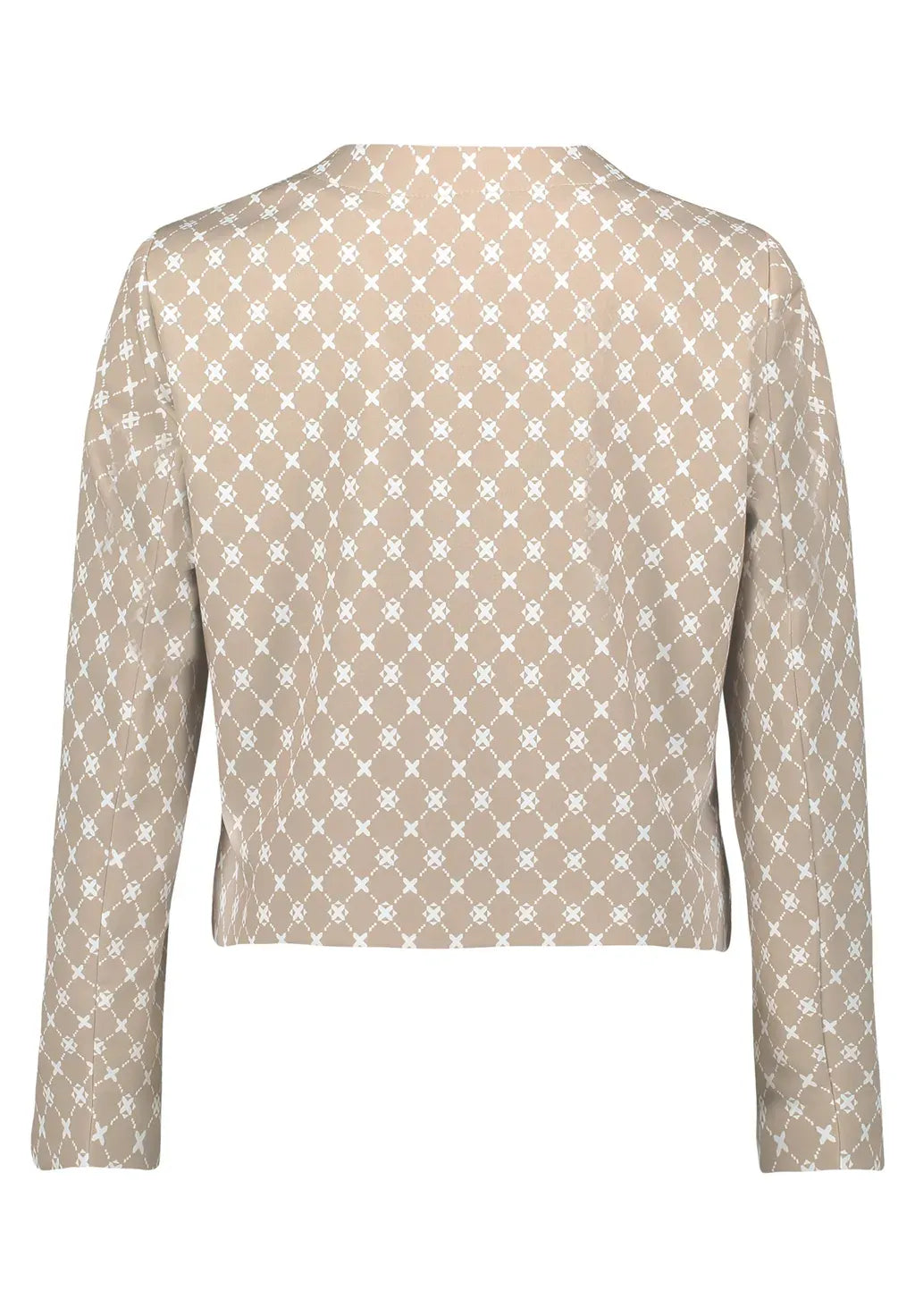 Betty Barclay Jacket Betty Barclay Ladies Long-Sleeved Blazer Jacket-Nature/Cream 4714/1706
