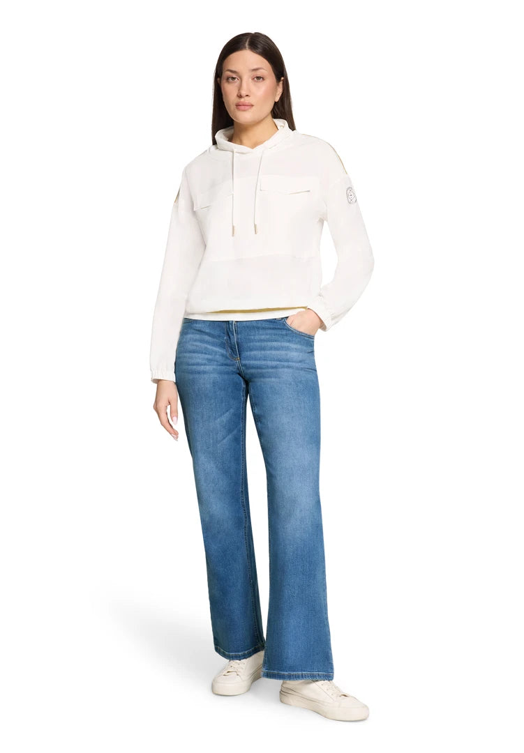 Betty Barclay Ladies Sweatshirt-White  8017/1759