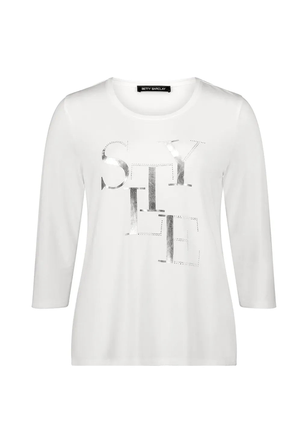 Betty Barclay Shirts Betty Barclay Ladies Shirt Round Neck-Off White 2776/2063
