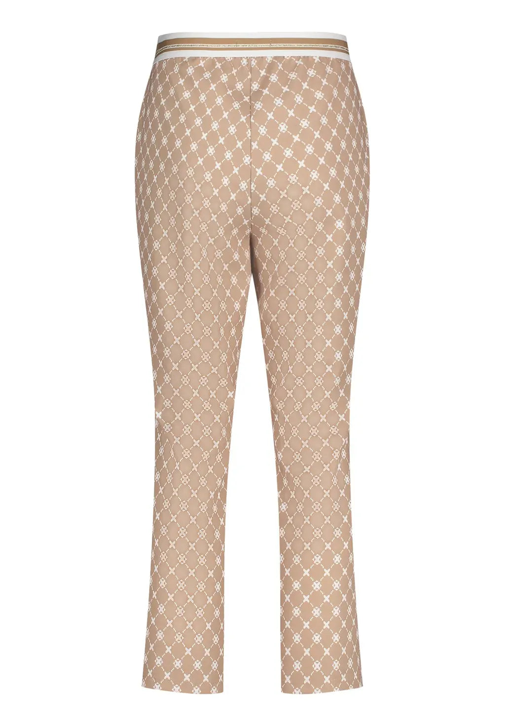 Betty Barclay Trouser Betty Barclay Ladies Casual Trousers Slim Fit-Nature/Cream 6143/1706