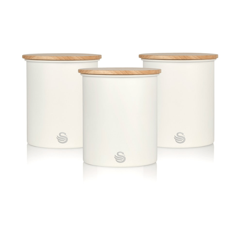 Swan CANISTER SET Swan Nordic Range White Canister Set SWKA17513WHTN (7046057787481)
