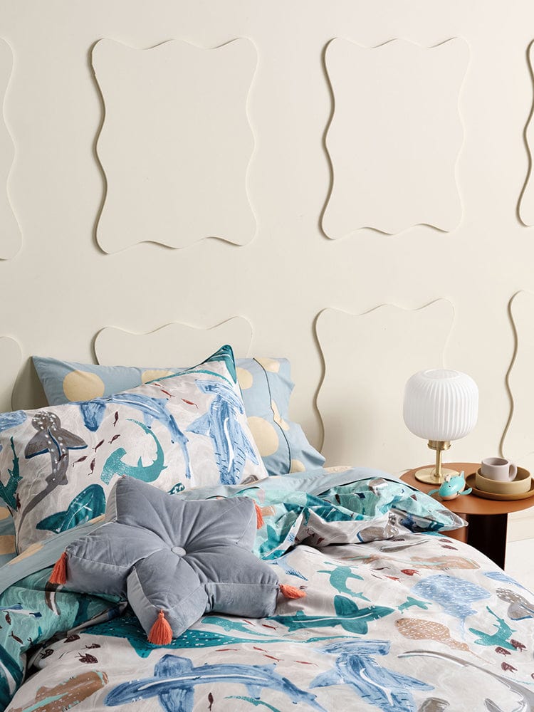 Linen House Duvet Cover Linen House Shark School Duvet Cover Set (7181857685593)