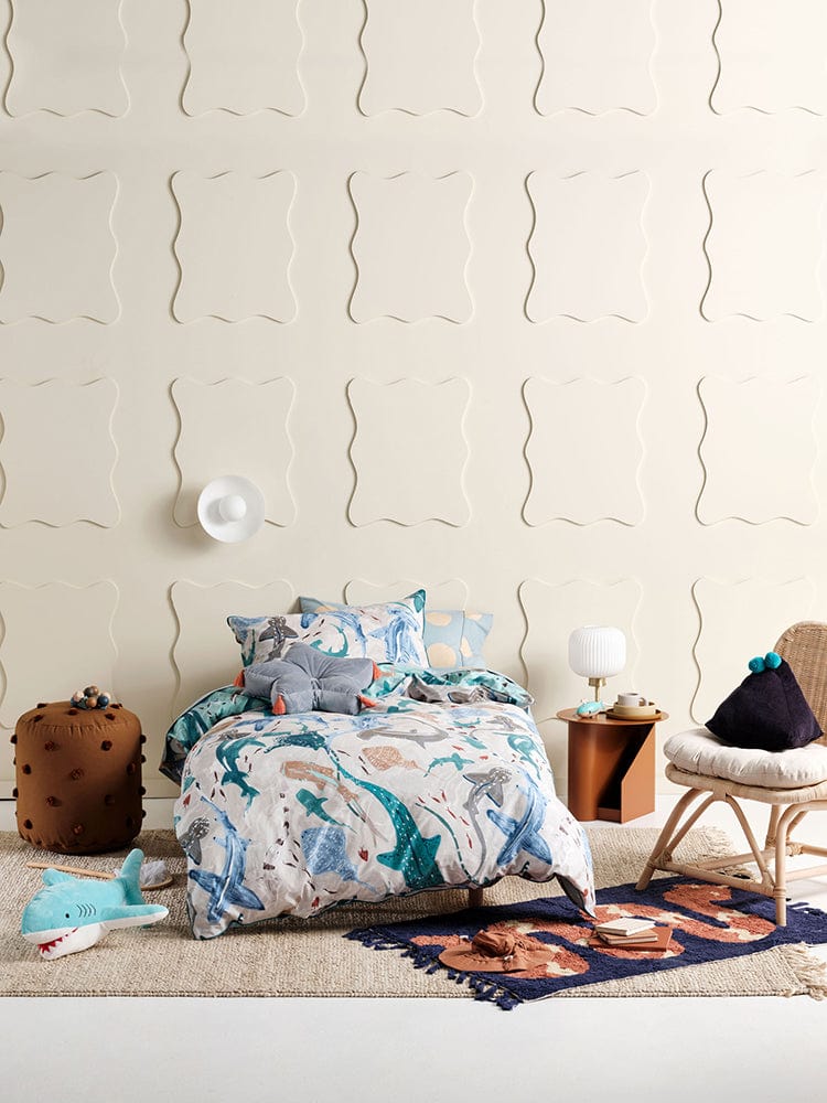 Linen House Duvet Cover Linen House Shark School Duvet Cover Set (7181857685593)