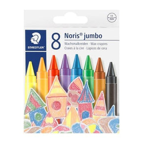 Bic School Stationery Staedtler Wax Crayons Jumbo 8ea 229 NC8 (7397150621785)