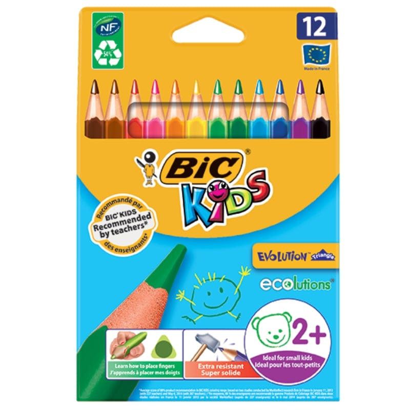 Bic Tech & Office Bic Evolution Triangle Pencils 12 Pk