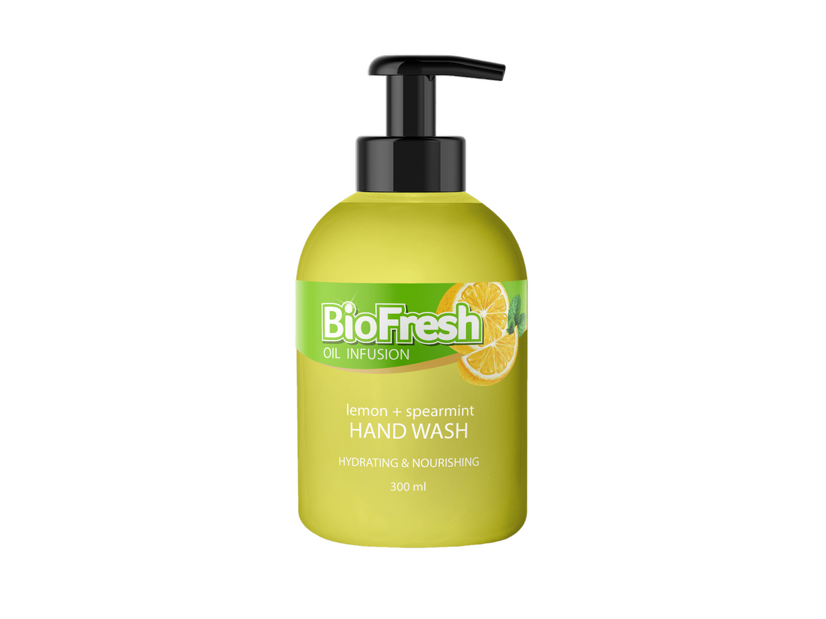 Biofresh Biofresh Hand Wash 300ml  Lemon Spearmint 3006 (7397080531033)