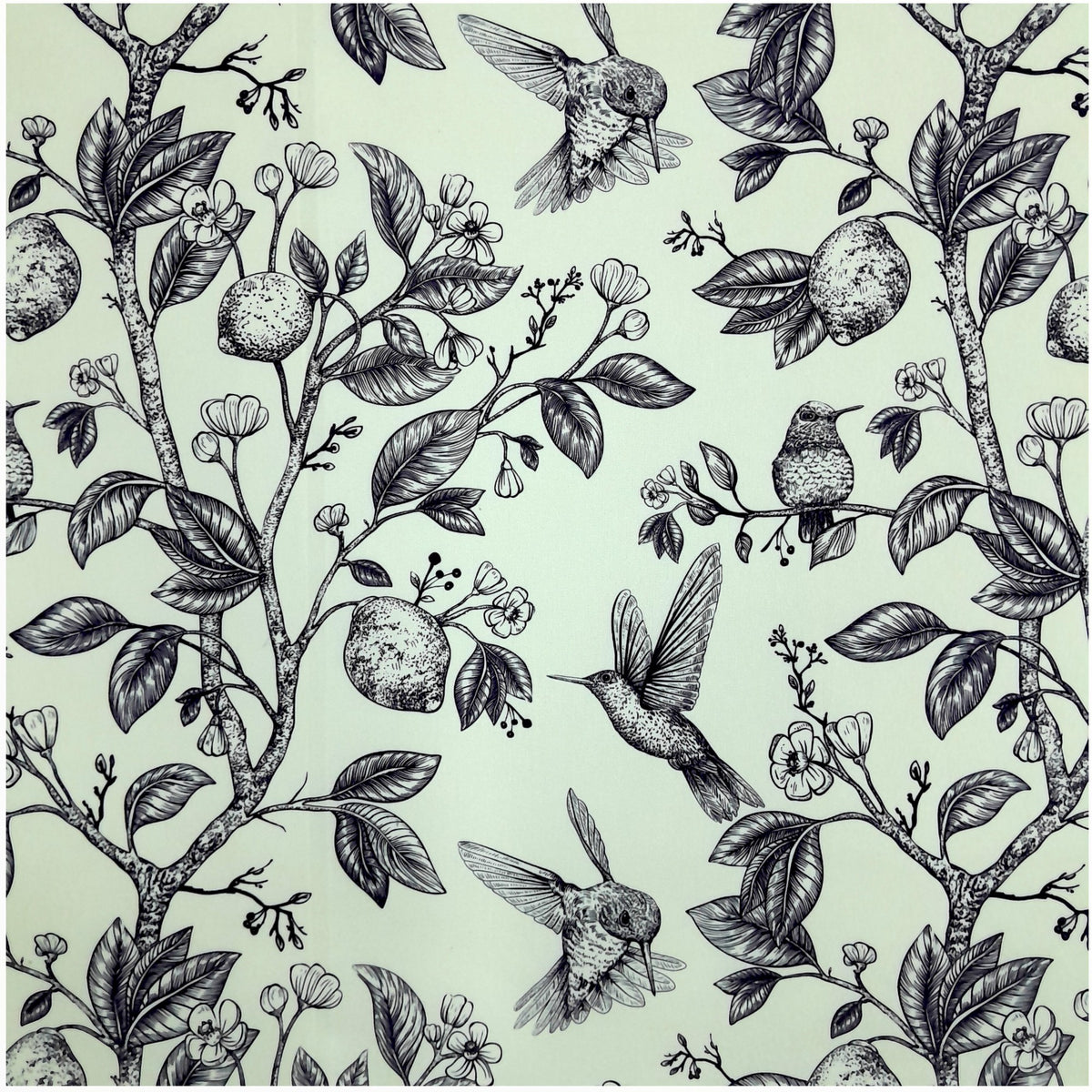 Printed Mini Matt Lemon Blossom 140 cm