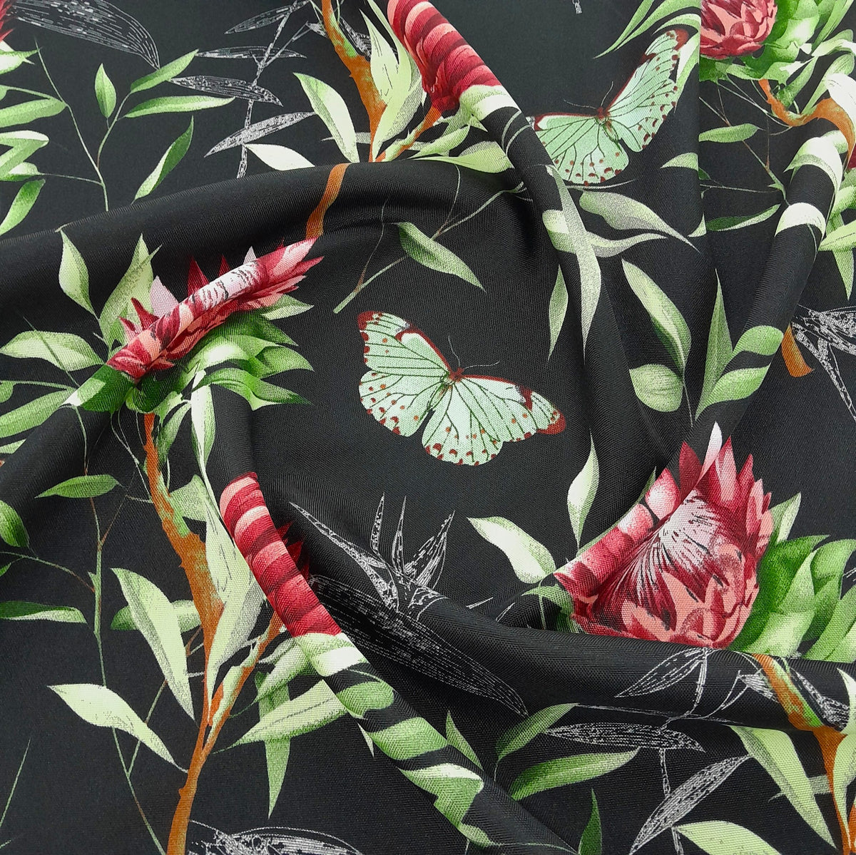 Printed Mini Matt Butterfly 140 cm