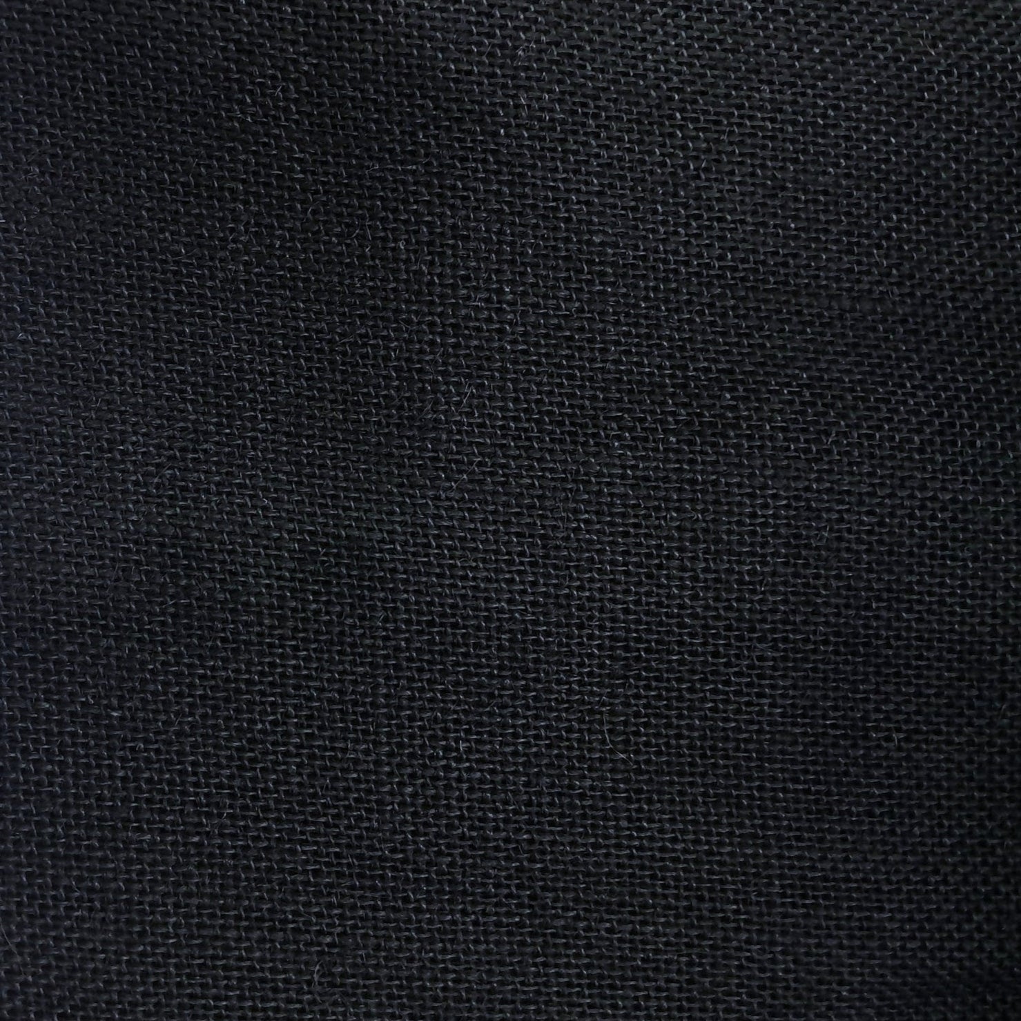 Colour Hessian Black 130 cm