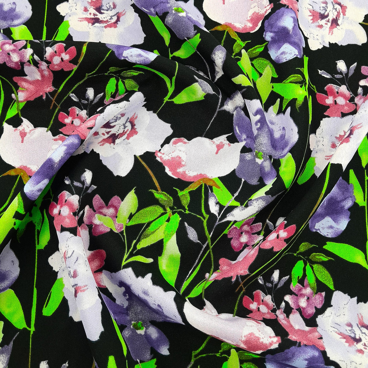 Printed Mini Matt Lilies 140 cm