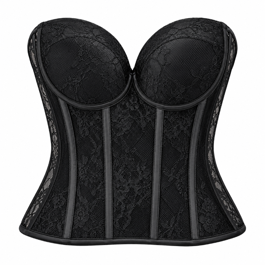 Chantilly French  Lace Corset