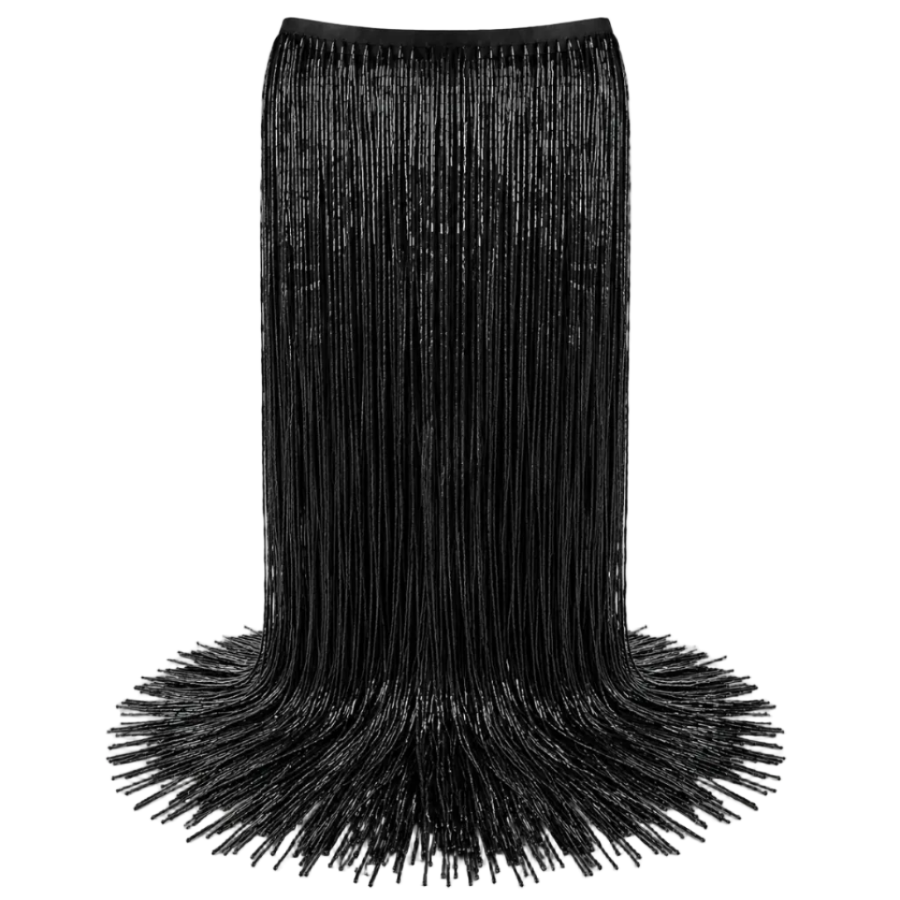 Beaded Glass Fringe